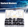 Arandelas Planas de Dientes Internos, 680 Piezas Starlock de Dientes