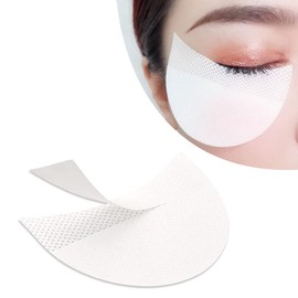 Faiteary 150 Protectores de Sombra de Ojos, Almohadilla de Gel para Plantilla de Sombra de Ojos Sin Pelusa Debajo de Los Parches, Evita Residuos de Maquillaje para Extensiones de Pestañas, Delineador