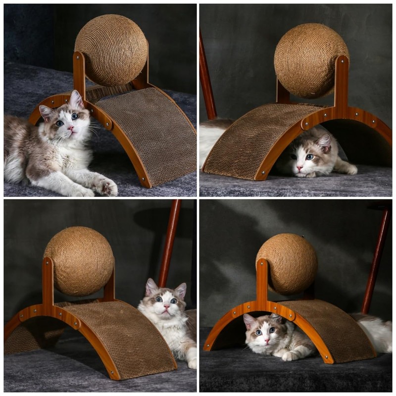 Scratch pad for Cats，cat Scratching Post，Cardboard cat Scratcher，Kitten Scratcher，sisal cat