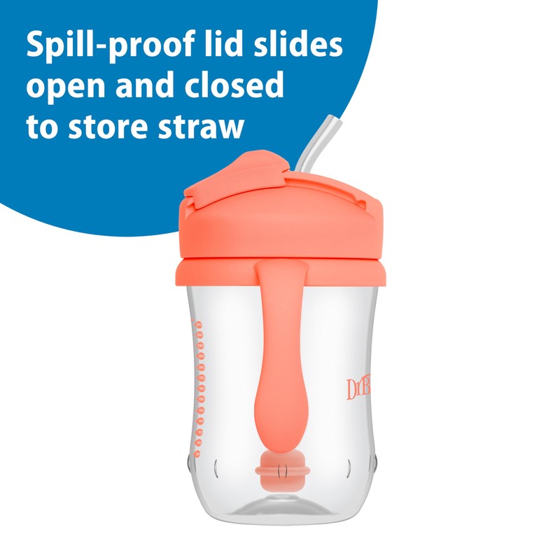 Dr. Brown's Milestones Baby's First Straw Cup, Training Cup with