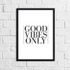 JasonCarlMorgan Winster Creations Good Vibes Only Home Simple Home Wall