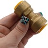 Supplying Demand SB1 1/2 Inch Quick Connect HVAC Brass Coupler