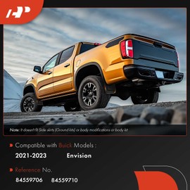 A-Premium Set of 4PCS Mud Flaps Splash Guards Mudguards Mudflaps with Hardware Kits Compatible with Buick Envision 2021 2012 2023, Front & Rear (Driver and Passenger Side)