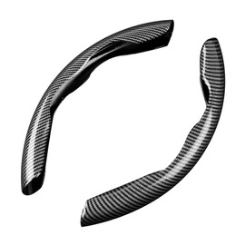 Car Steering Wheel Cover Carbon Fiber Universal Automobile Interior Accessories