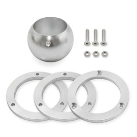 LVOUP 2" Columns SBC BBC 350 Billet Aluminum Steering Column Swivel Floor Mount Compatible for GM Ford and Mopar Vehicles with 2" Diameter Steering Columns