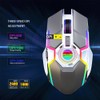 T30 Gaming Mouse 2.4G Wireless Charging Mechanical Colorful Backlight Game