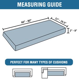 H.VERSAILTEX Stretch Chenille Sofa Covers for 3 Cushion Couch Thick Soft Sofa Covers Durable Sofa Cover for Dogs Non Slip Couch Covers for Sofa with Elastic Bottom(3 Seater Sofa Cushion Cover,Caramel)