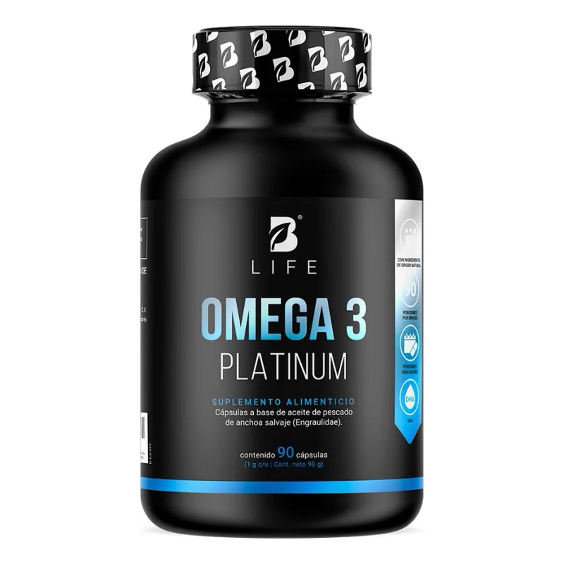 Omega 3 Platinum De 90 Caps 1000mg (certificado Ifos) B