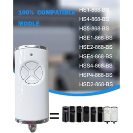 868,3MHz Garagentoröffner fur Hörmann BS Handsender, Ersatz Hormann Fernbedienung Garagentor Kompatibel HSE-4-868-BS,HSE2-868-BS, HS4-868-BS, HS1-868-BS, HSS4-868-BS, HSP4-868-BS 2 Kanal 3 Stuck
