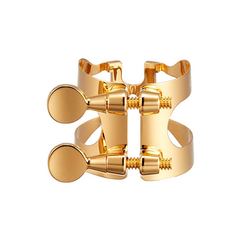 Harrison Hearts Alto Saxophone Ligature A3 Gold Plated (Gold Plated)