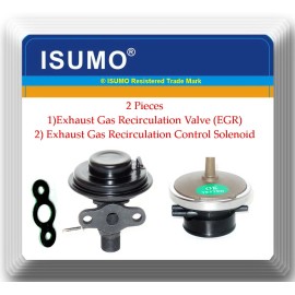 ISUMO 2 Pcs  Vacuum Solenoid Modulator EGR Valve & EGR Valve Fits:Camry Celica RAV4