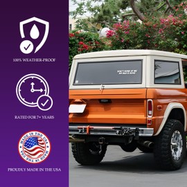 Don't Honk At Me My Dad Is Dead Car Decal Sarcastic Humor Mirror Decal Sassy Car Accessories Affirmations Funny Vinyl Decal Waterproof 8 Inches Car Decal Bumper Decal Gifts for Mom Dad Friend Coworker