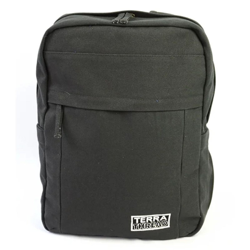 Terra Thread Organic Cotton Earth Backpack, Olive Green