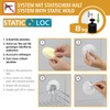 Wenko 22133100 Static-Loc Plastic Shower porte-pomme 9,5 x 5 x