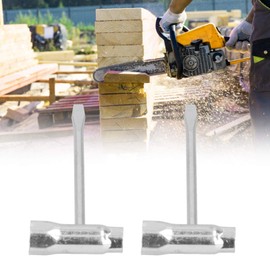 T Shape Chainsaw Combo Wrench, Chainsaw Scrench Replacement Combination Screwdriver and Wrench 13 X 19mm for Chainsaw Maintenance