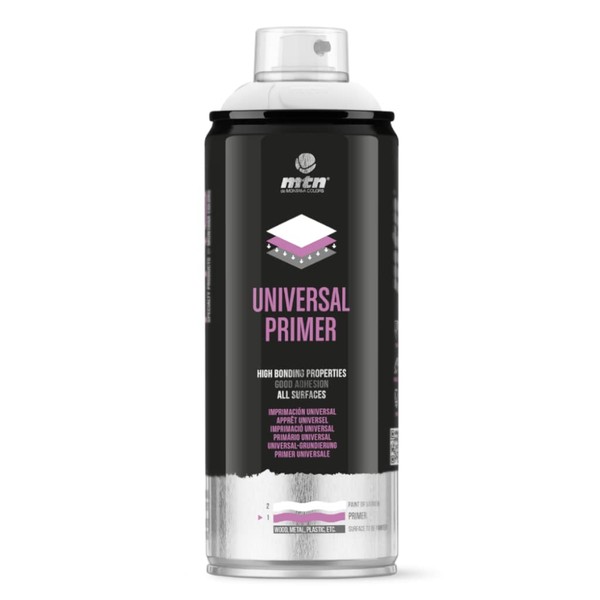 Montana Colors EX014PR0004 MTN PRO Universal Primer Blanco, 1 Unidad,