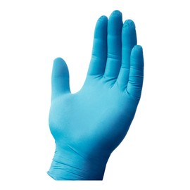Safety Zone GNPR-LG-1M Nitrile Glove, PF, 3.7mil, Blue, L