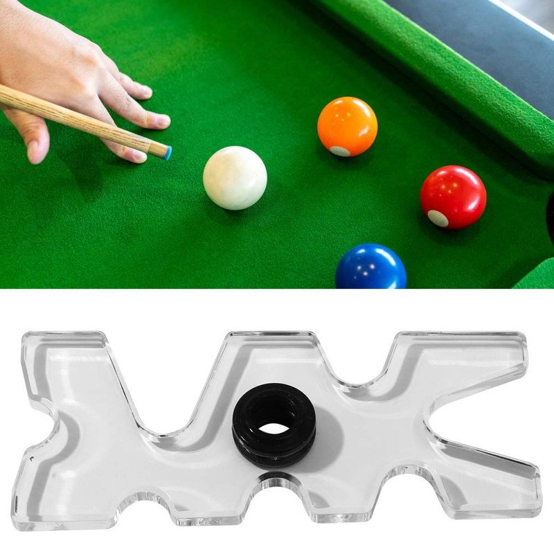 SALUTUY Billiard Cue Bridge Head, Portable and Lightweight Design Billiard