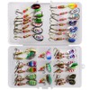 JasCherry Metal Fishing Lures Spinner Baits Fish Treble Hooks Tackle