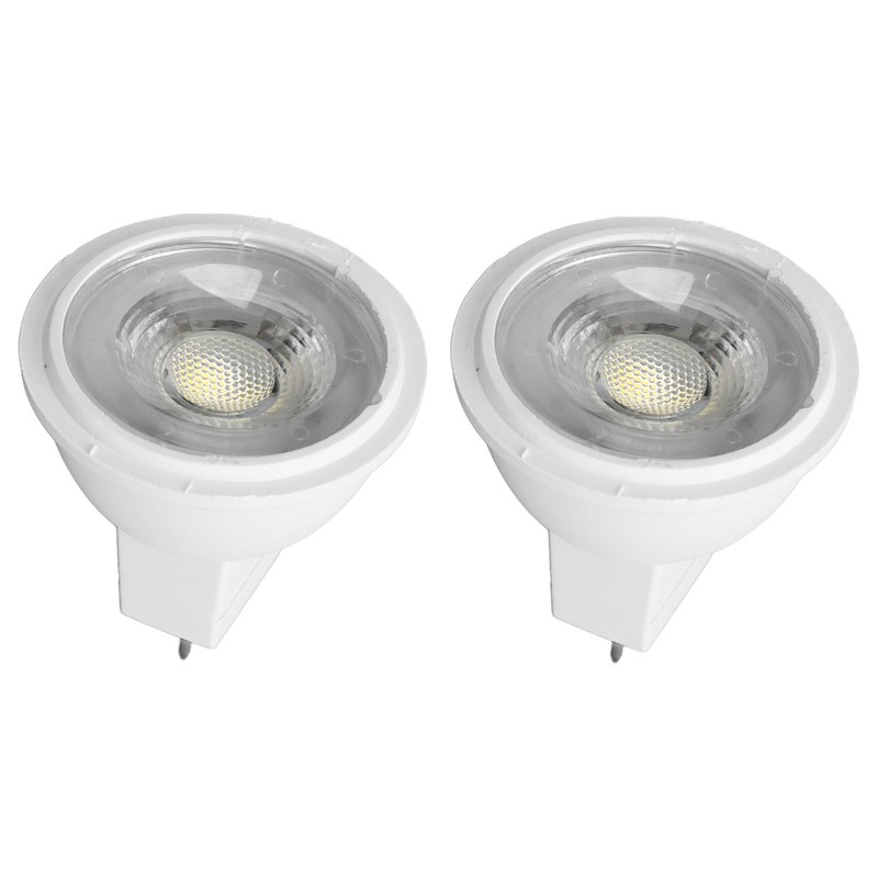 2Pcs MR11 Light Bulb High Brightness 3W 110V Faster Heat