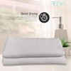 REVIIV Sauna Blanket Towel Insert - 2 Pack Light Grey