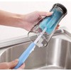3Pcs 11.4Inch Sponge Clean Brush With Adjustable Plastic Handle For