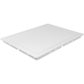 HVAC OV 12 x 16 Inch White Square ABS Plastic Plumbing Access Panel - Indoor Wall Access Door for HVAC, Wall, Ceiling, and Drywall with Door - Opening Box Door Cover - Easy to Instal