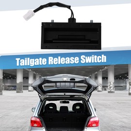 X AUTOHAUX MR599766 Rear Hatch Tail Gate Tailgate Release Handle for Mitsubishi Endeavor 2004 2005 2006 2007 Trunk Rear Hatch Handle Release Switch