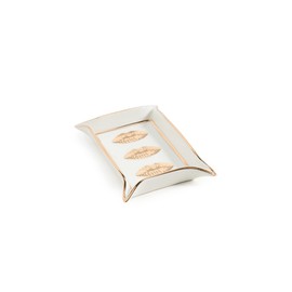 Jonathan Adler Lips Valet Trinket Tray, Gold