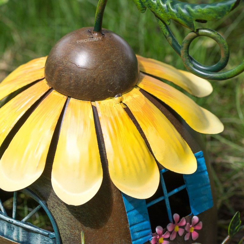 ProdBuy Limited Metal Fairy Garden Sunflower House