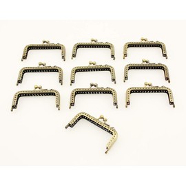 Olive-G Square Antique Gold Hole Tips Set of 10 8.5cm Handmade