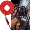 1.8m Soft Silicone Tattoo Right Angle RCA Connector Clip Cords