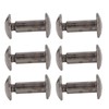 200 Sets Book Binding Screw Environmental Brass Metal Chicago Binding
