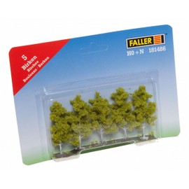 Faller 181486 Birch Tree Approx. 5.5 cm (Pack of 5)