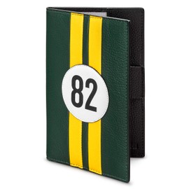 Yoshi Race Car Livery #82 Leather Golf Scorecard Holder, for Golf Score Cards, Men & Women with Pen Loop