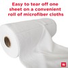 Wi-Supply 40 Tear Away Microfiber Roll Towels 12 x 12