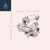 Bottle by the Sea Tattoo - Temporalis® | Temporary Tattoo