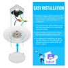 ZAGO Black 6 Inch LED Disk Light: Surface Mount Low