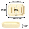 Double Layer Draining Soap Dish, Plastic Dishwashing Sponge Soap Holder