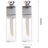 Gammaeon 2 Pieces Clear Lip Gloss Tubes 3ml Refillable Mini