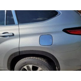 Trims Express fit:2020-2024 Toyota Highlander Stainless Gas Door Cap Cover Accent 1Pc Sticker