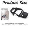 2Pcs Dog Muzzle for Small Dog Breathable Mesh with Adjustable