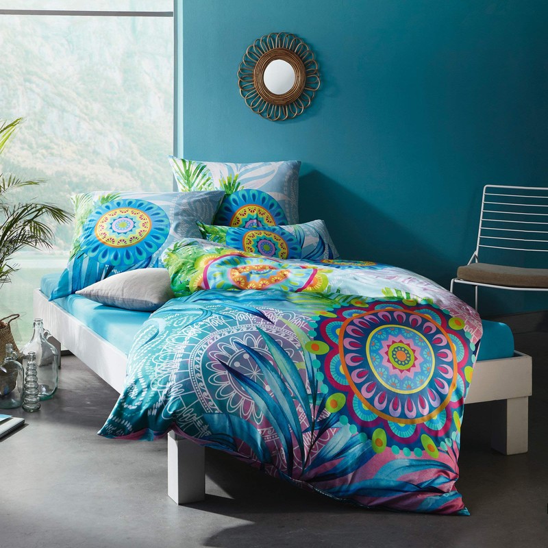 REDBEST Bed Linen Satin Colourful Size 135 x 200 cm