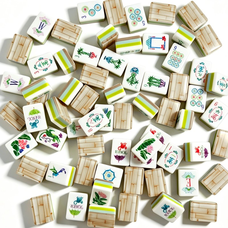 , Custom 4-Layer American Mahjong Tiles, American Mahjong Set with