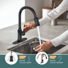 Kitchen Faucet with Pull Down Sprayer, Single Handle High Arc