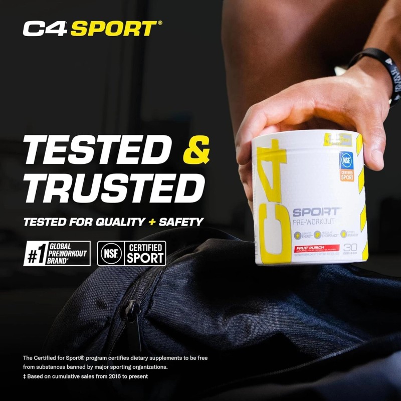 Cellucor C4 Sport Pre Workout Powder Fruit Punch 30 Servings