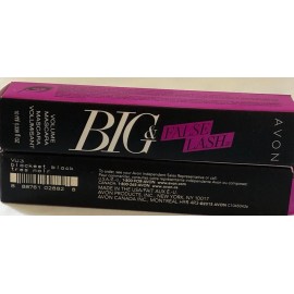 AVON BIG & FALSE LASH VOLUME MASCARA BLACKEST BLACK # V 03 (LOT OF 2) SEALED nos