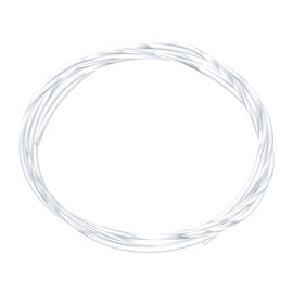 X AUTOHAUX 2.5mm 0.1" 300cm 9.84ft Universal PMMA Plastic Optic Fiber Side Glow Cable Fiber Optic Cable for Car Clear - Pack of 1