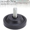 Set of 4 Furniture Leveling Feet, 58 mm Rubber Feet