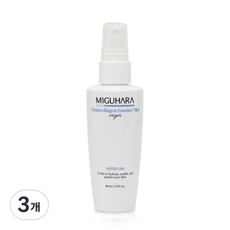 Partner_Reference 미구하라 히아루콜라겐 에센스 미스트 오리진 80ml 3개 / 미구하라
